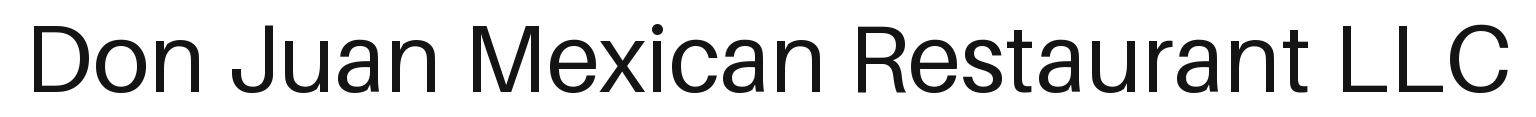 Don Juan Mexican Restaurant LLC